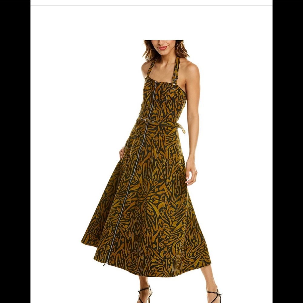 NICHOLAS Brown and Black Maxi Dress
